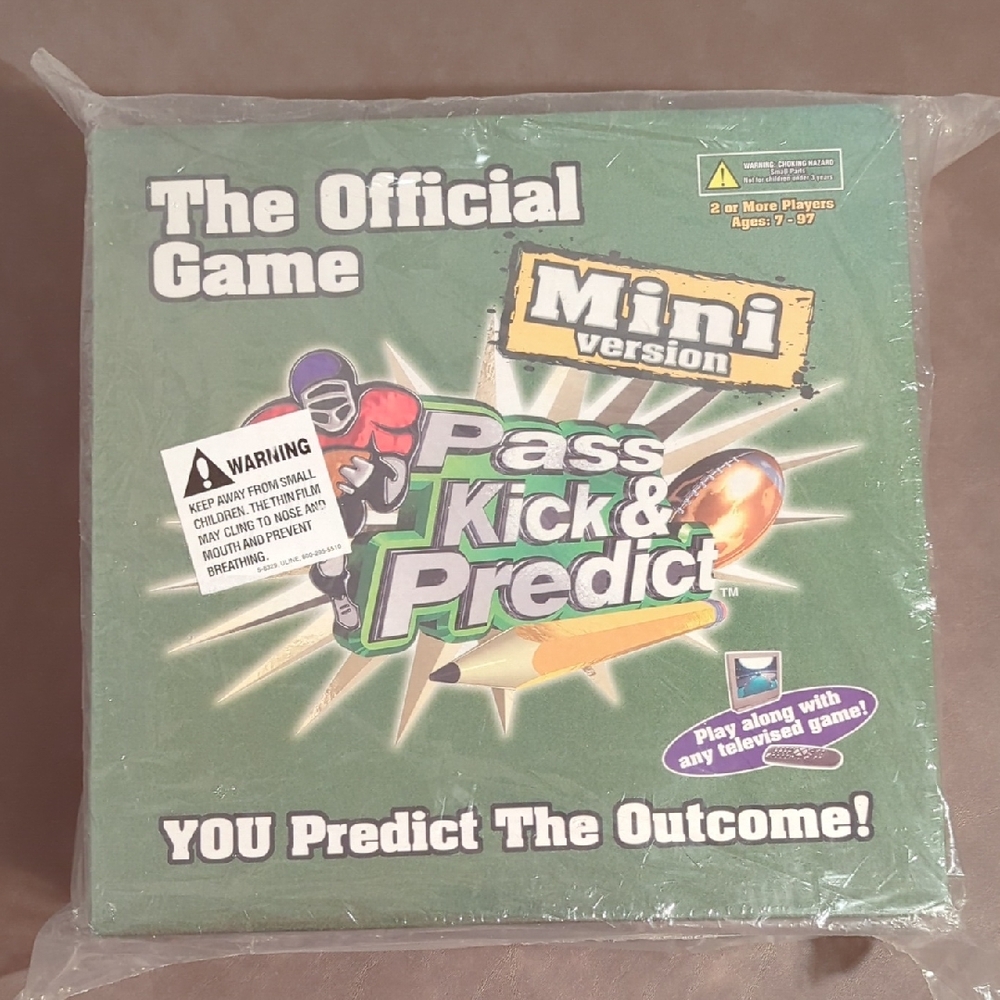 Pass Kick And Predict Mini Version C.A. Wittwer And Associates Football Game